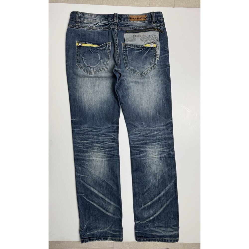 Y2K Vintage JLo Jeans Straight Leg Indigo Denim 2000’s ~ 28 - Picture 12 of 12